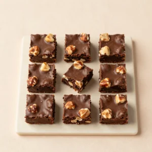 Brownie de Avellana